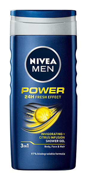 Nivea Shower gel for men 250 ml Refresh Power 250ml Vyrams