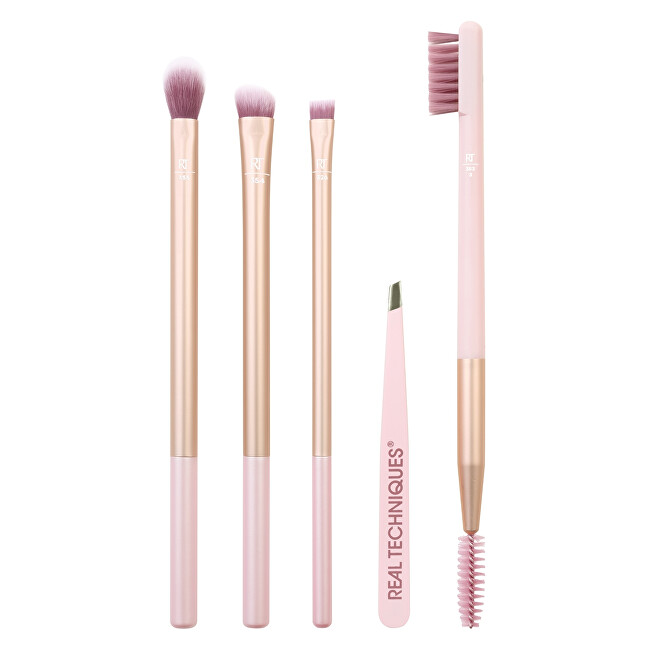 Real Techniques Natural Beauty Eye and Eyebrow Brush Set Moterims