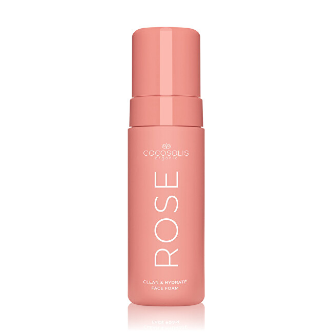 Cocosolis Rose Clean & Hydrate Face Foam 150 ml 150ml makiažo valiklis
