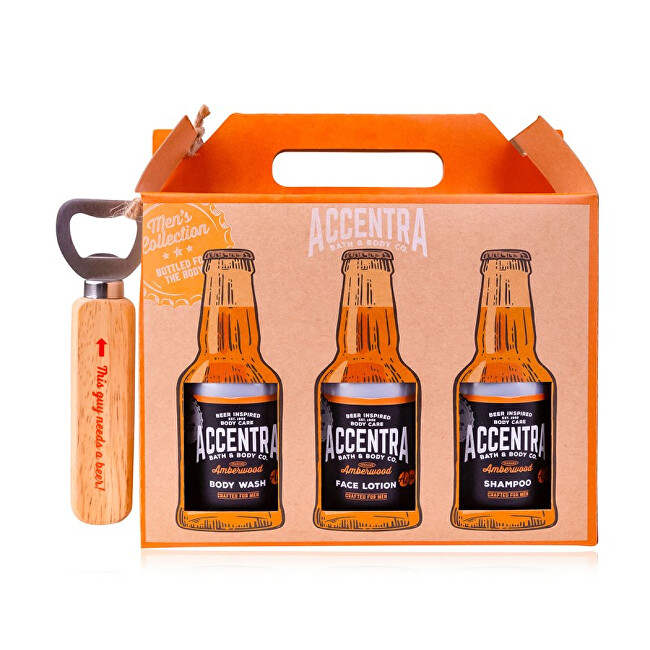 Accentra Men's Collection gift set with opener Vyrams