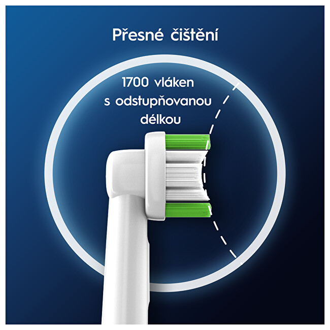 Oral B Precision Clean EB20 replacement brush heads 6 pcs. dantų &scaron;epetėlis