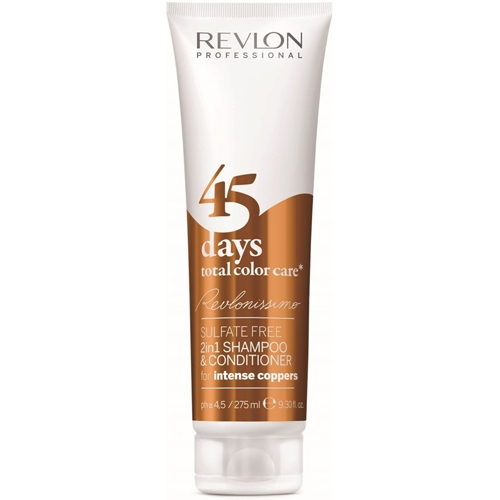 Revlon Professional Shampoo and conditioner for copper intense shades of color 45 days total care (Shampoo & Conditioner 275ml Moterims