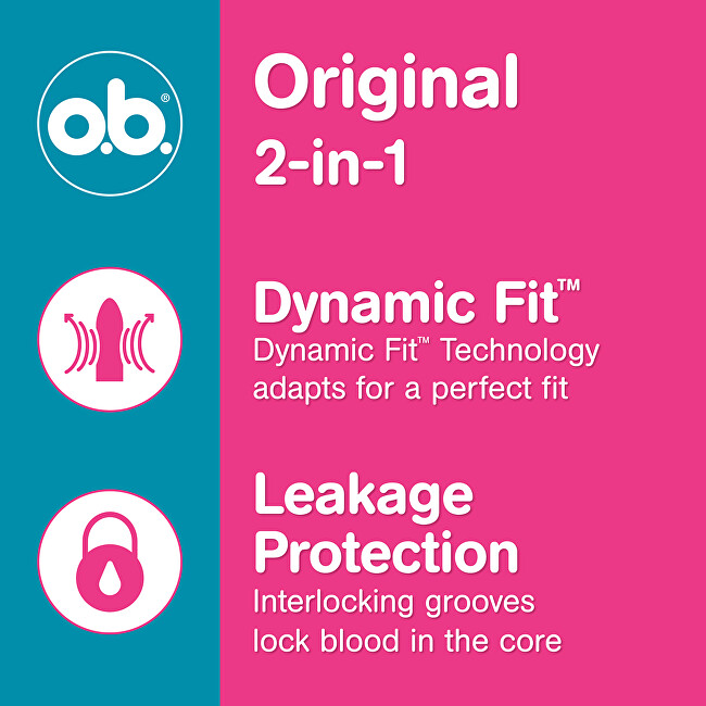 o.b. Original Super Tampons 32 ks Intymios higienos priemonė