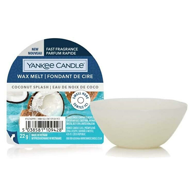 Yankee Candle Coconut Splash (New Wax Melt) 22 g Unisex