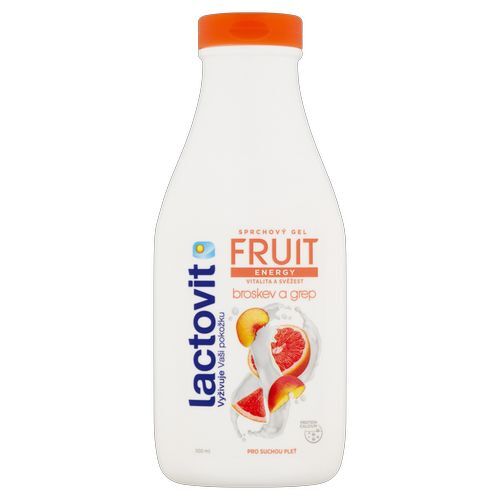 Lactovit Energy Shower Gel Peach & Grapefruit (Fruit Shower Gel) 500 ml Moterims