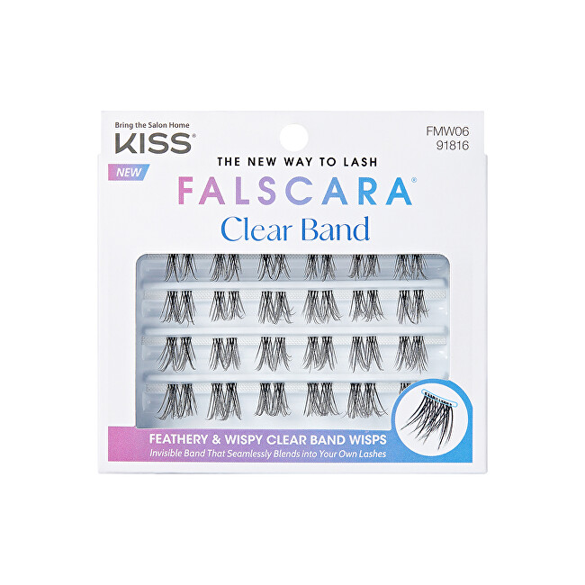 Kiss False eyelashes Falscara Multipack - Clear band Moterims