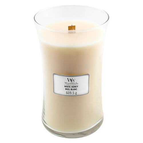 WoodWick Scented candle vase White Honey 609.5 g Unisex