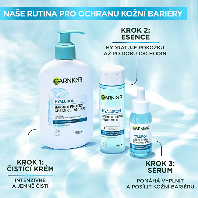 Garnier Soothing Hyaluron Cleansing Cream (Barrier Protect Cream Cleanser) 250 ml 250ml makiažo valiklis