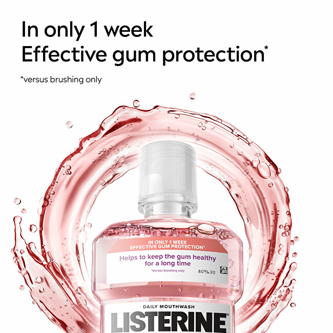 Listerine Mouthwash Professional Gum Protection+ 500 ml 500ml Dantų emalį stiprinanti priemonė