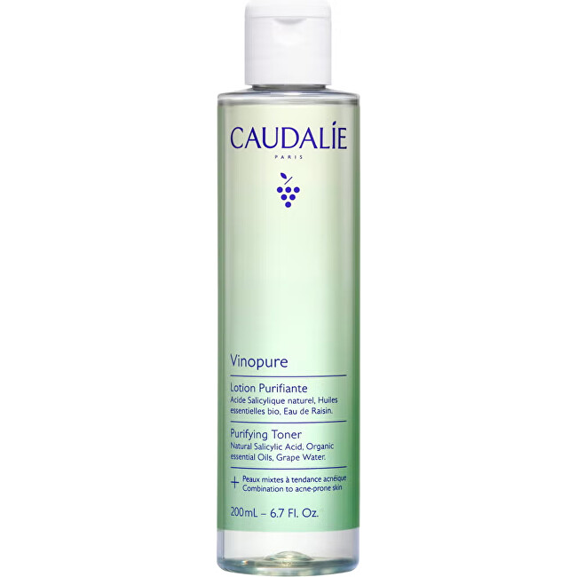 Caudalie Vinopure Tonic Cleansing Facial Tonic 200 ml 200ml makiažo valiklis