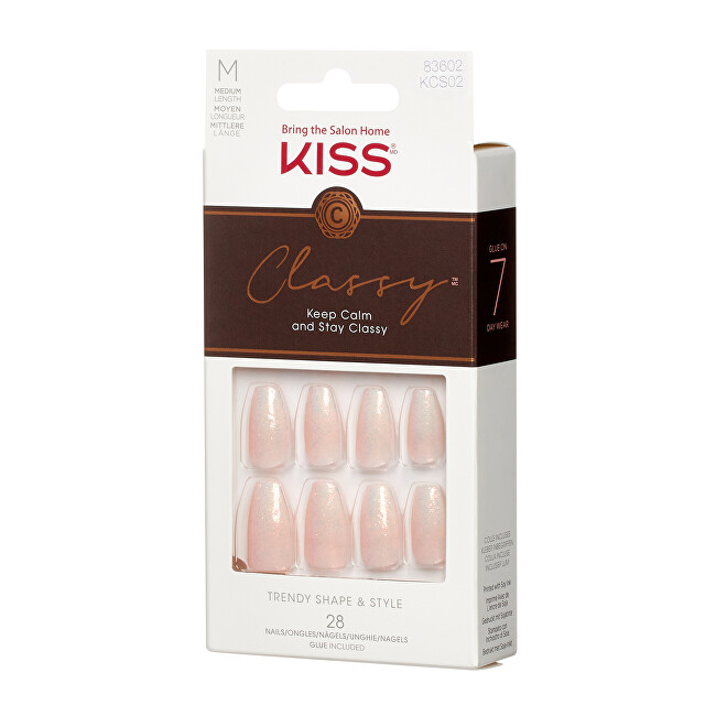 Kiss Classy Nails Cozy Meets Cute 28 pcs priemonė nagams