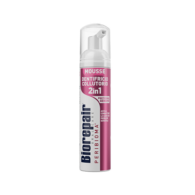 Biorepair Dental foam 2in1 Gum Protection Mousse 75 ml 75ml dantų skalavimo skystis