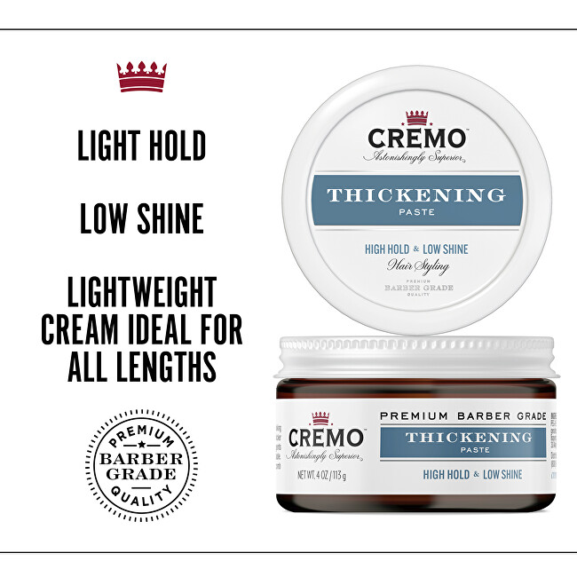 Cremo Hair styling paste High Hold & Low Shine (Thickening Paste) 113 g modeliavimo priemonė