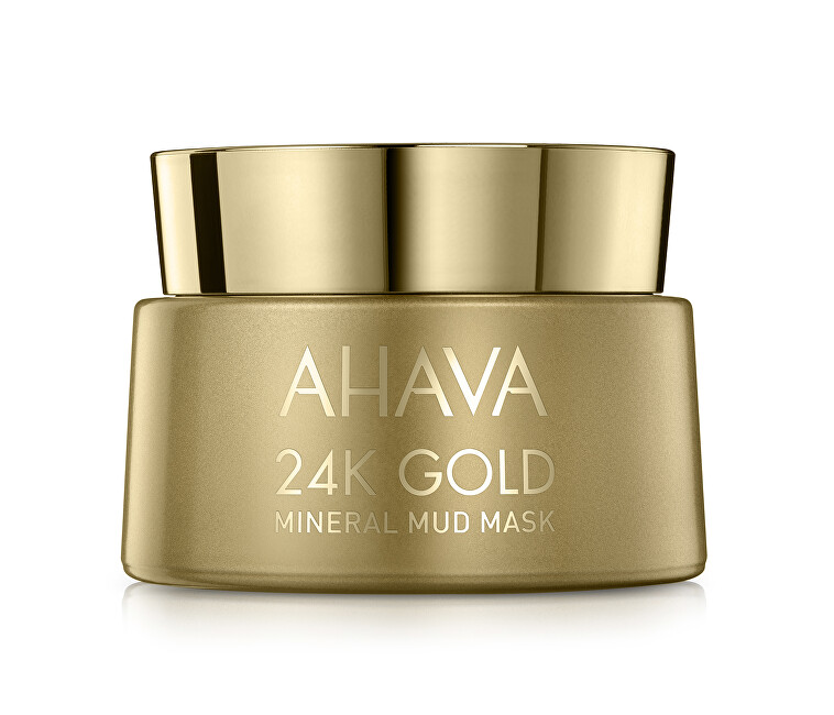 AHAVA Mineral Mud Mask with 24K Gold 24K Gold ( Mineral Mud Mask) 50ml Veido kaukė