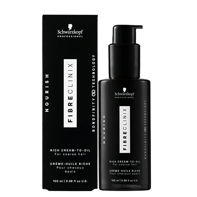 Schwarzkopf Professional Bondfinity Rich Cream-to-Oil hair oil 100 ml 100ml atstatomoji plaukų priežiūros priemonė