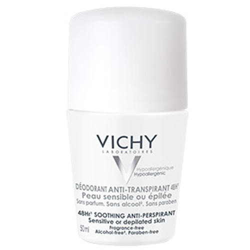 Vichy Antiperspirant Deodorant-48h roll-on for sensitive or depilated skin (Soothing Anti-perspirant) 50 m 50ml Unisex