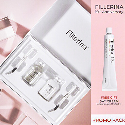 Fillerina Gift set skin care with filling effect 12HA level 5 vietinės priežiūros priemonė