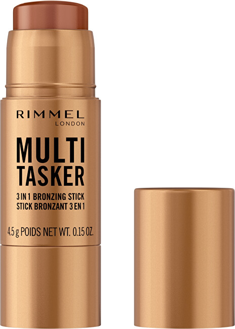 Rimmel 3 in 1 bronzer in a Multi-Tasker stick (3 in 1 Bronzing Stick) 03 Moterims