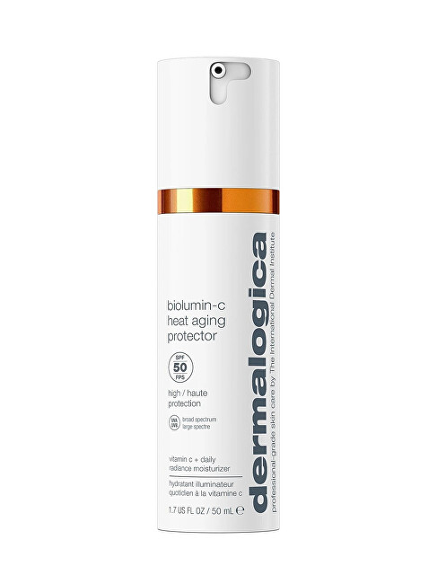 Dermalogica Biolumin-C Heat Aging Protector SPF 50 Daily Moisturizer (Radiance Moisturizer) Drėkinamasis veido kremas Moterims