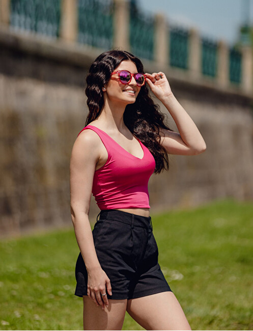 Vuch Polarizačn&iacute; slunečn&iacute; br&yacute;le Foxy Dotty Pink akiniai nuo saulės