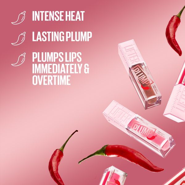 Maybelline Lip gloss Lifter Plump 5.4 ml 008 Hot Honey lūpų blizgesys