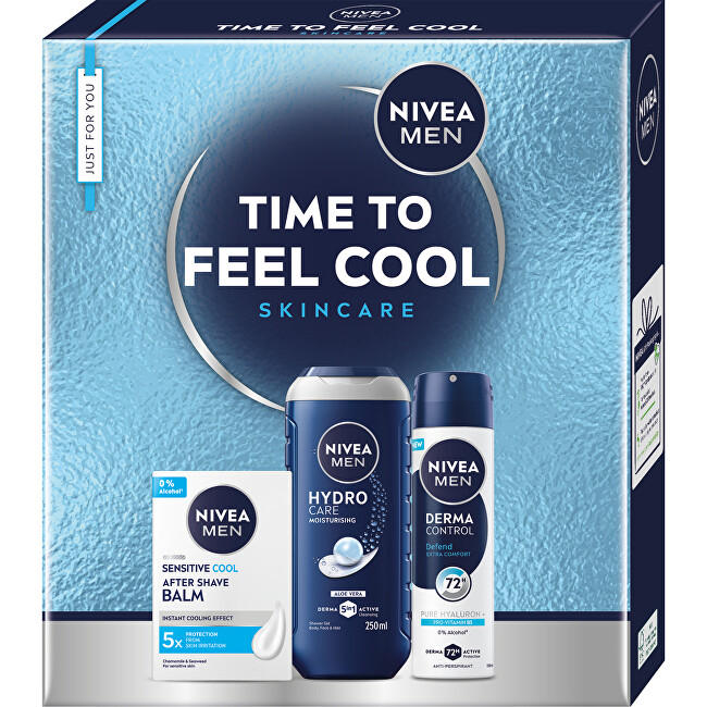 Nivea Men Time to Feel Control Set - D&aacute;rkov&aacute; sada Barzdos priežiūra Vyrams
