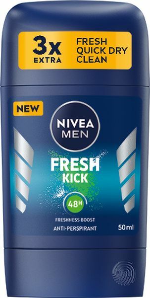 Nivea Solid antiperspirant Fresh Kick 50 ml 50ml Vyrams