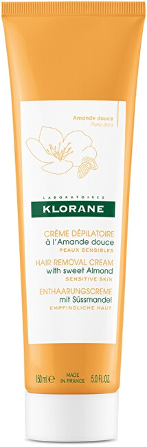 Klorane Hair Removal Cream for Sensitive Skin Almonds (Hair Removal Cream) 150 ml 150ml Moterims