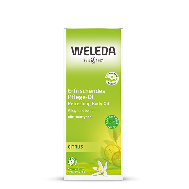 Weleda Refreshing citrus oil 100 ml 100ml sveikatos apsaugai