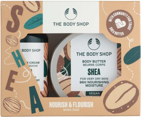 The Body Shop Shea Dry Skin Body Care Gift Set Moterims