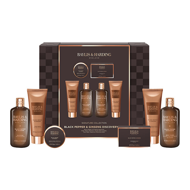 Baylis & Harding Gift set Black Pepper & Ginseng 6 pcs Vyrams