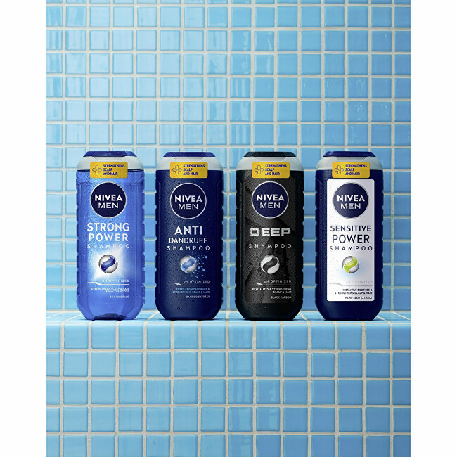 Nivea Men&acute;s shampoo for sensitive scalp Men Sensitive Power (Shampoo) 250 ml 250ml &scaron;ampūnas