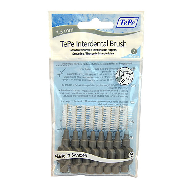 TePe Interdental brushes Normal 1.3 mm gray 8 pieces Unisex