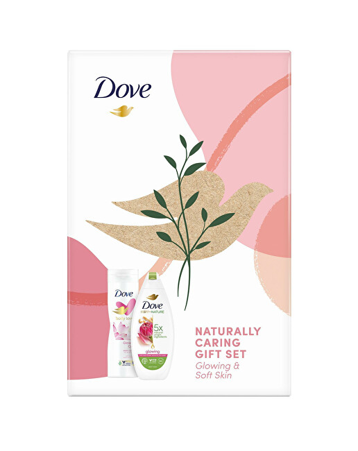 Dove Glowing brightening body care gift set Moterims