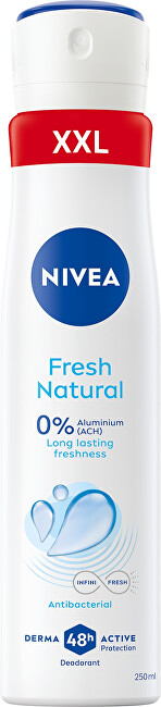 Nivea Fresh Natural Deodorant Spray 250 ml 250ml Moterims