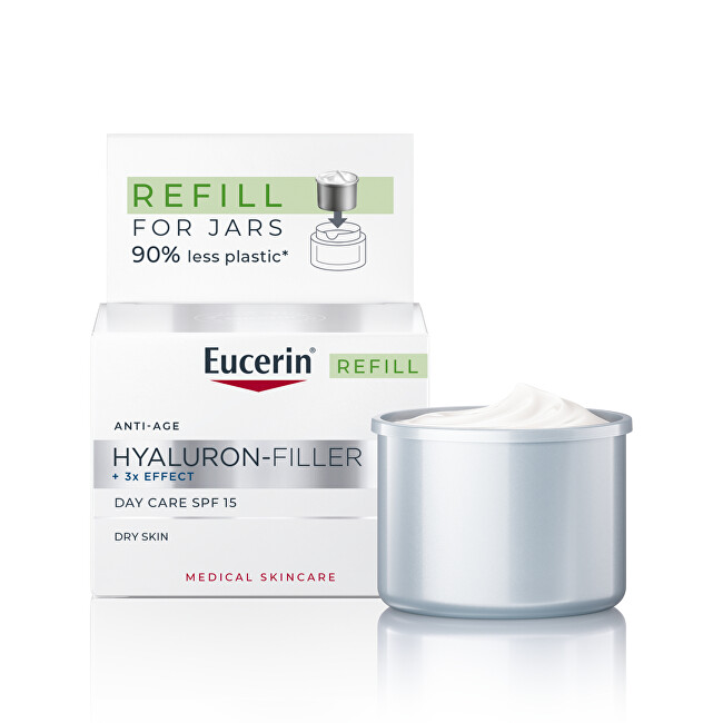 Eucerin Refill for Mature Skin Cream SPF 15 Hyaluron-Filler+3x Effect (Day Care Refill) 50 ml 50ml Moterims