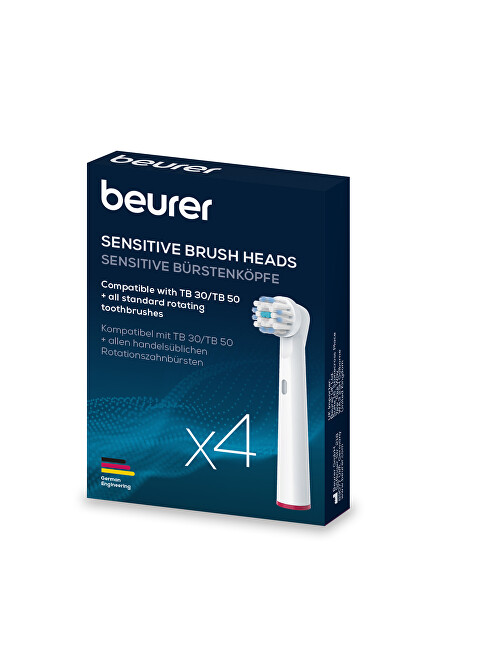 Beurer Replacement brush heads Sensitive 4 pcs Unisex
