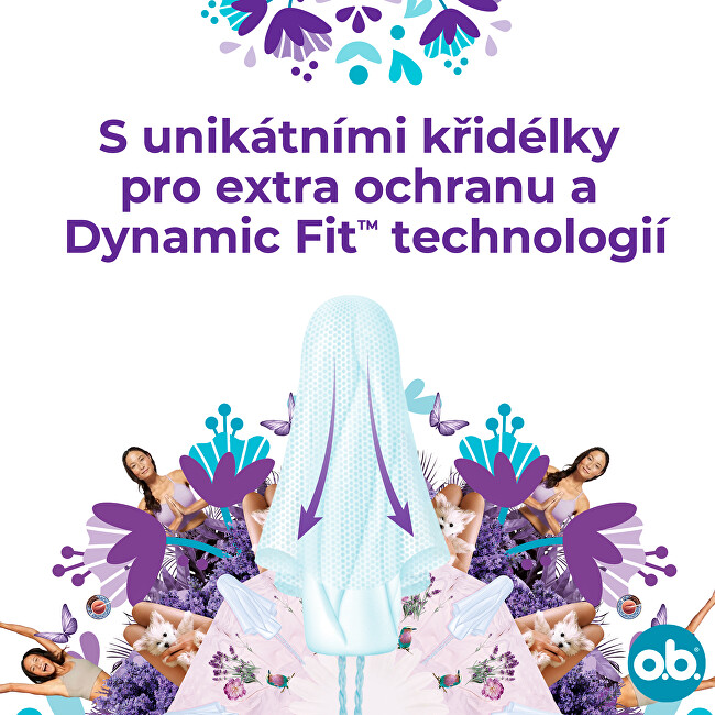 o.b. Extra Protect Super Plus tampons 16 pcs Intymios higienos priemonė