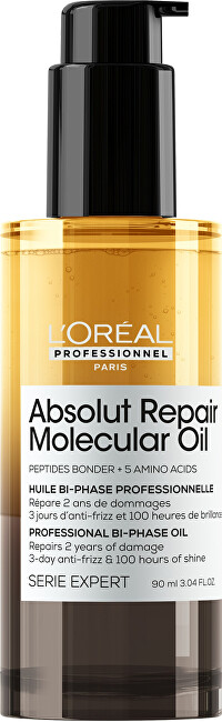 L'Or&eacute;al Professionnel Absolut Repair Molecular Bi-Phase Oil for Damaged Hair 30ml Moterims