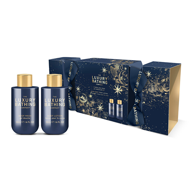 Grace Cole Pear & Sandalwood Mini Body Care Gift Set 2 pcs Vonios ir du&scaron;o priemonė Moterims