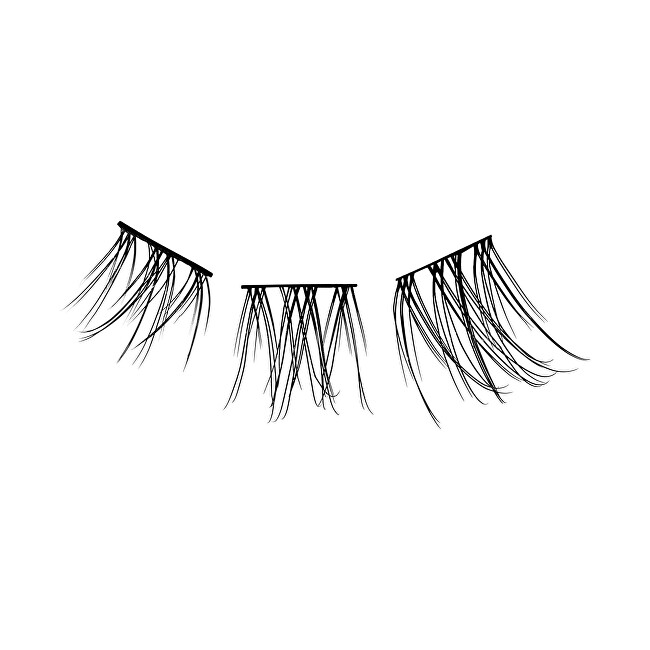 Kiss Falscara False Eyelashes (Multipack) 07 24 pcs dirbtinės blakstienos
