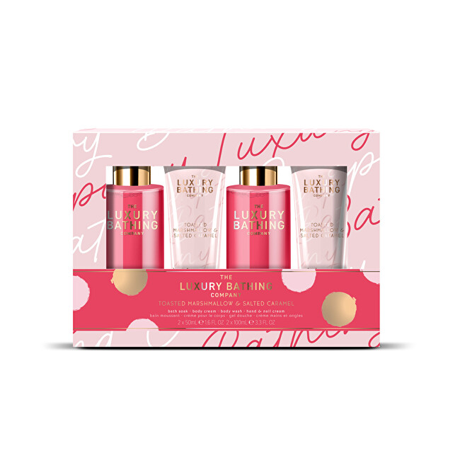 Grace Cole Toasted Marshmallow & Salted Caramel Body Care Gift Set 4 pcs Vonios ir du&scaron;o priemonė Moterims