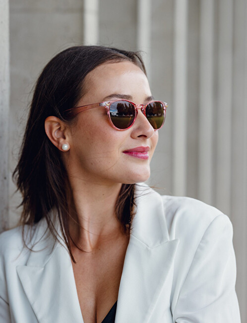 Vuch Sunglasses Mitzi Transparent Pink akiniai nuo saulės