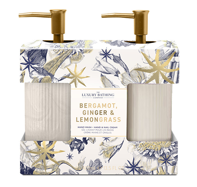 The Luxury Bathing Company Hand care gift set in a box Bergamot, Ginger & Lemongrass 2 pcs Unisex