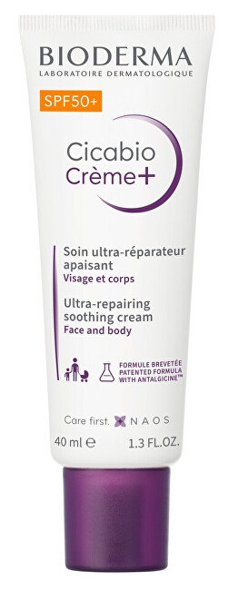 BIODERMA Soothing repair cream SPF 50 Cicabio Cr&egrave;me+ (Ultra-Repairing Soothing Cream) 40 ml 40ml Unisex