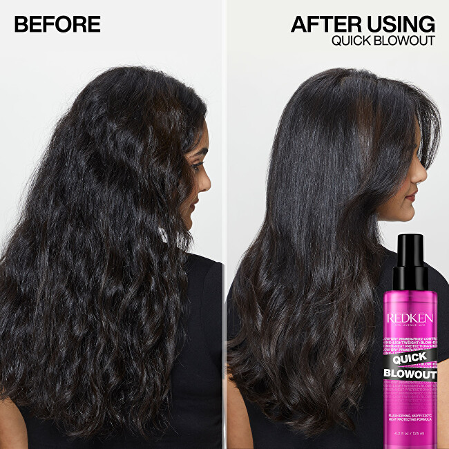 Redken Quick Blowout (Heat Protection Spray) 125 ml 125ml plaukų apsauga nuo kar&scaron;čio