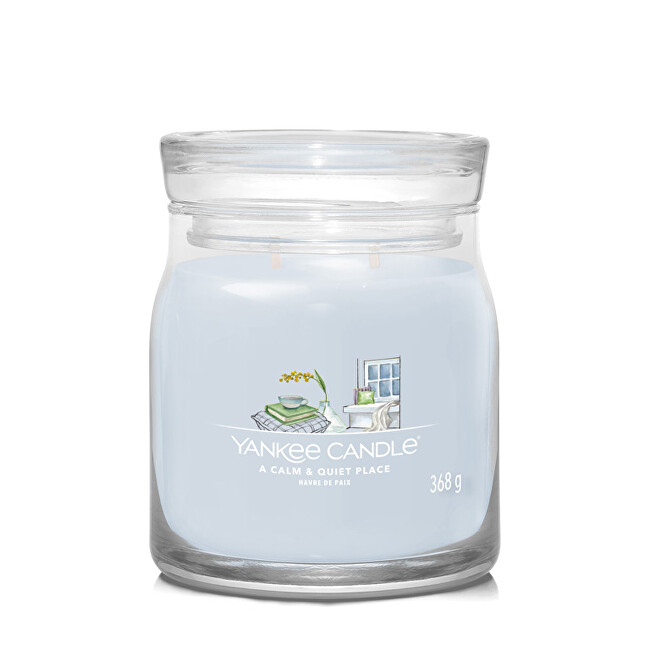Yankee Candle Aromatic candle Signature glass medium A Calm & Quiet Place 368 g Kvepalai Unisex
