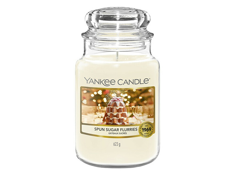 Yankee Candle Aromatic candle Classic large Spun Sugar Flurries 623 g Unisex