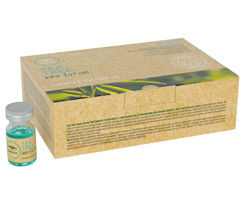 Paul Mitchell Care treatment against hair loss Tea Tree Keravis & Tea Tree Oil (Hair Lotion) 12 x 6 ml 6ml Unisex