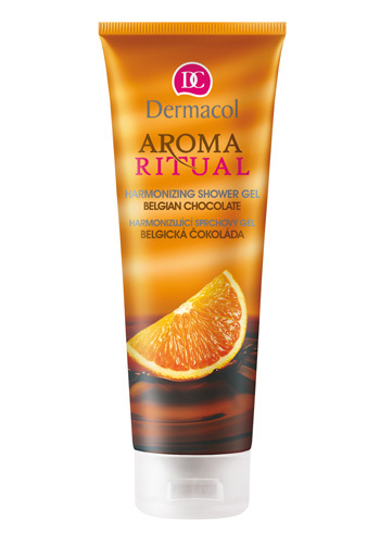 Dermacol Harmonizing shower gel Belgian chocolate with orange 250 ml 250ml Moterims